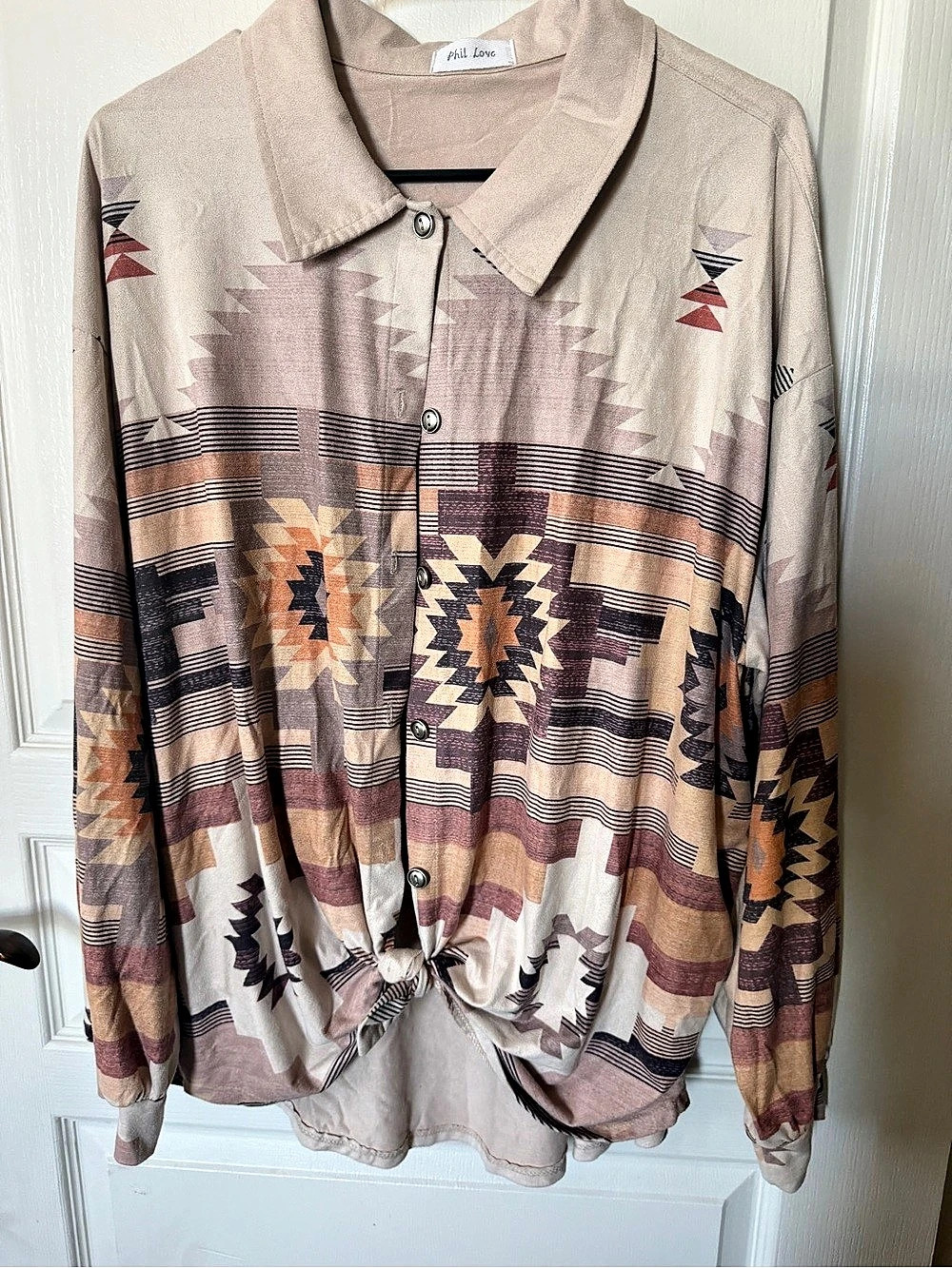 Southwest style button down